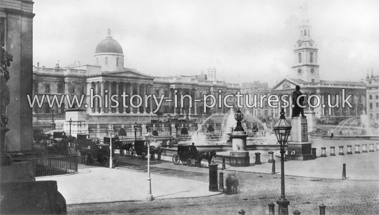 Trafalgar Square, London. c.1890
